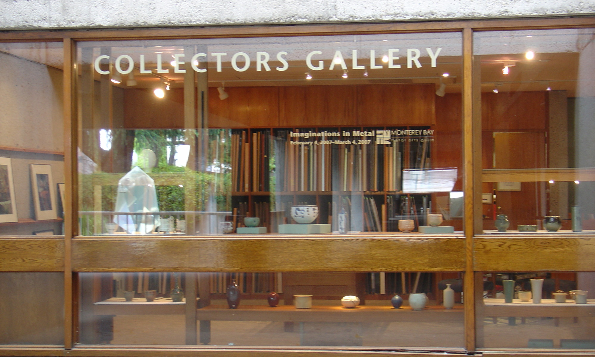 Windows of the Collector's Gallery at the CA Museum of Oakland