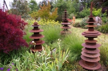 Sculpture IS installation - Sierra Azul Nursery & Garden