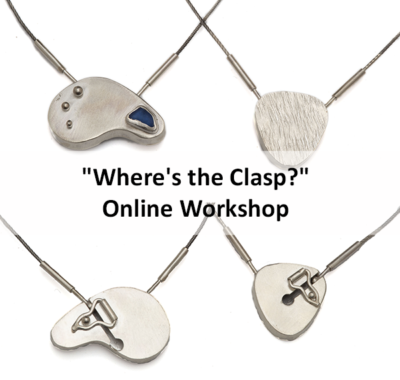 "Where's the Clasp" workshop samples front and back