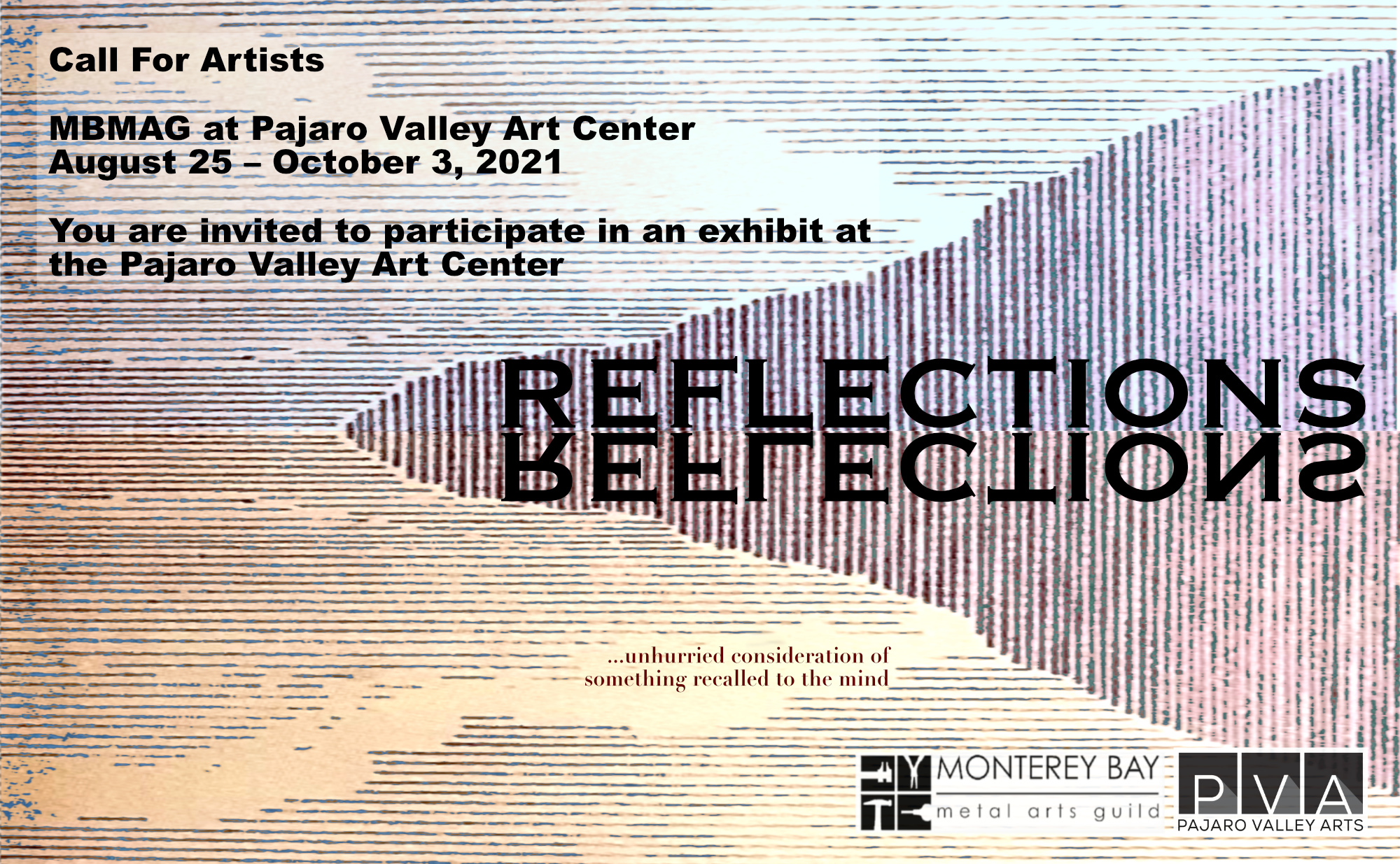Call for Artists: “Reflections” Exhibition & Sale