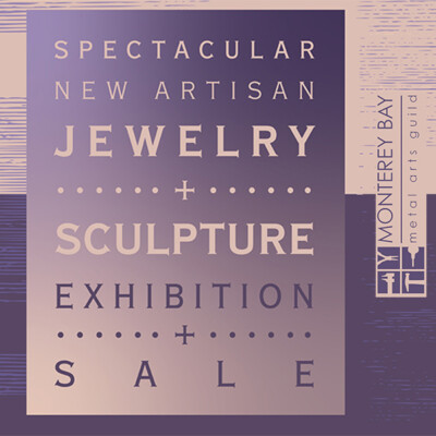 details of exhibit and sale of small one of a kind jewelry and small sculpture