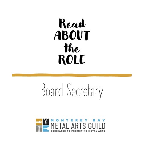 image for PDF board Secretary job description with logo and text